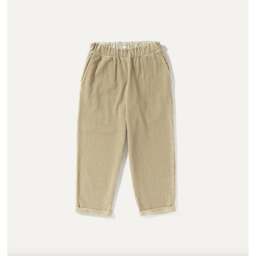 LABO.ART Panta Paride Velluto Corduroy Trousers Light Tan in Size 2 / Medium